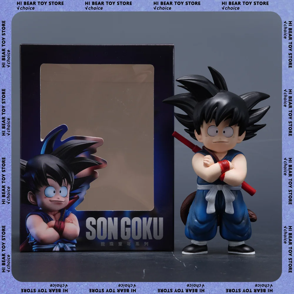 

14cm Dragon Ball Anime Figures Son Goku Model Cute Civilization Goku Action Figurine Car Ornaments Decoration Pvc Toy Gift