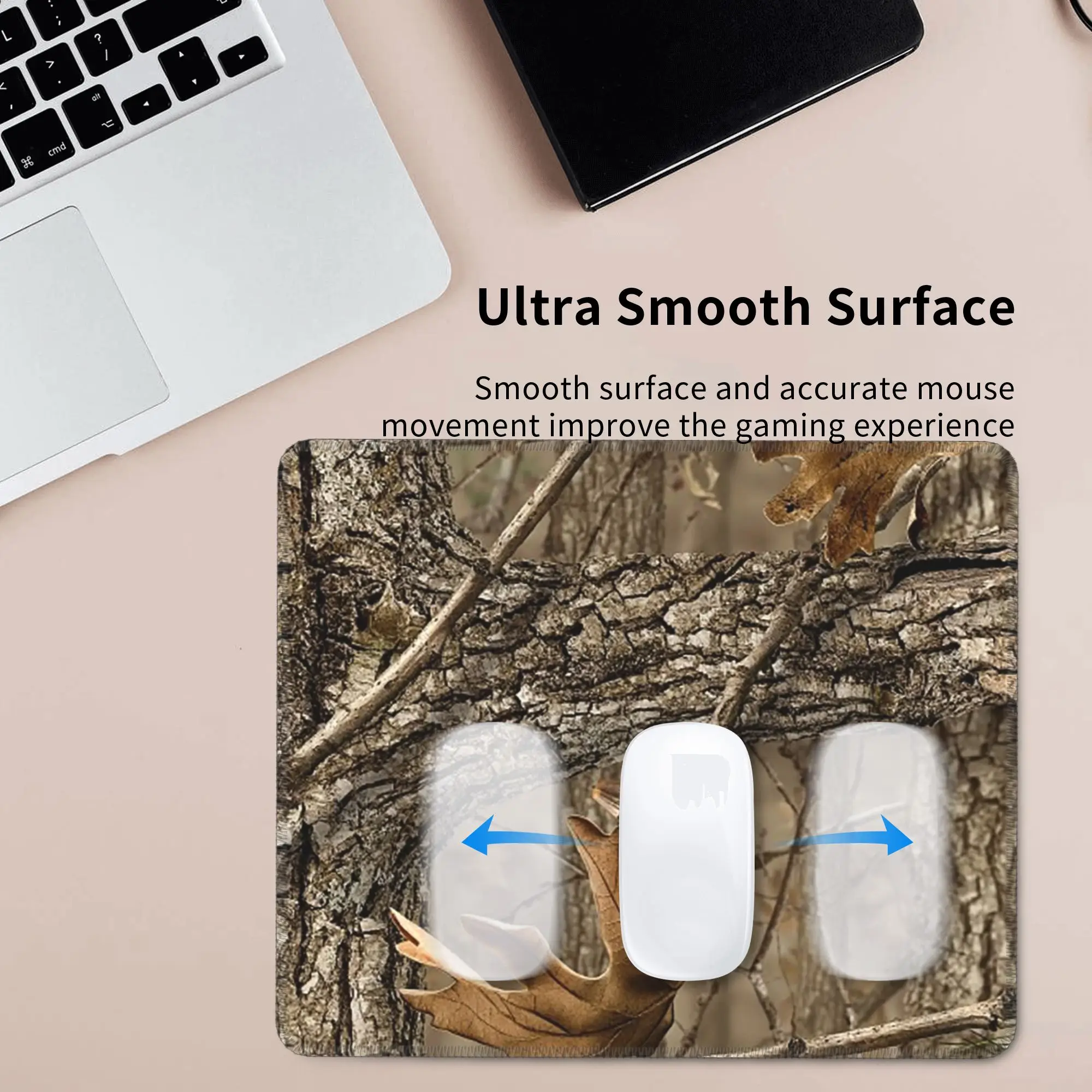 camouflage real tree hunter camo Mouse Pad Computer Keyboard Mouse Mat Gamer PC Laptop Desk Mat Office Accessories Table Mats