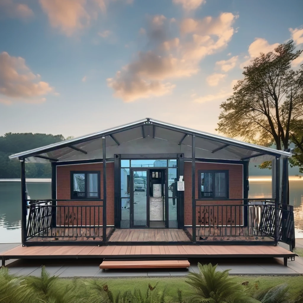 

20ft 40ft Expandable Prefabricated Container House Prefab Cabin with Folding Design for Apartment & Carport Use