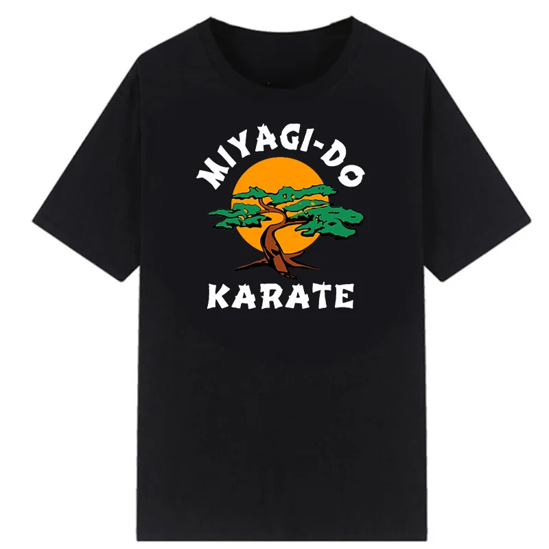 Trendy Cobra Kai Men Tees The Karate Kid maglietta maschile Hombre Fashion top Karate Kid Strike First Strike Hard No Mercy Masculinas