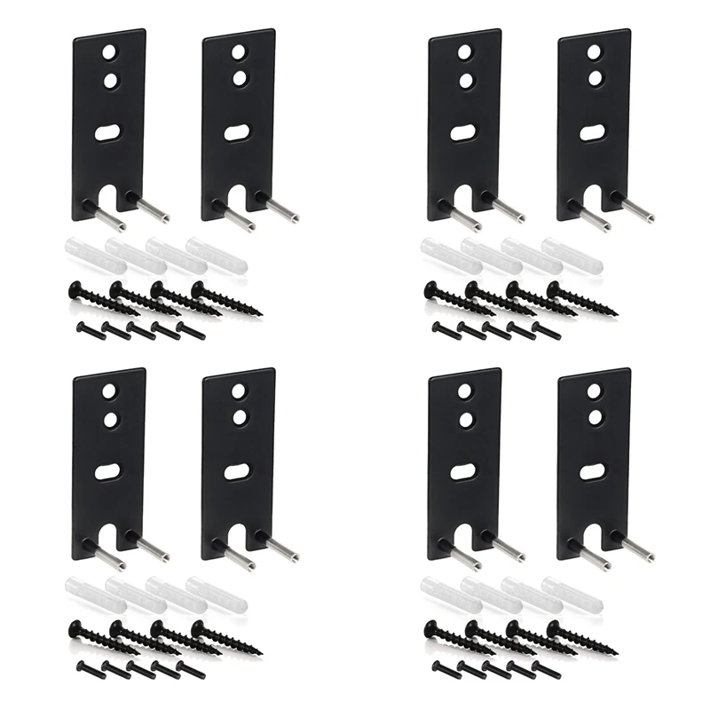 

HOT-8X Steel Black Wall Mount Brackets Replacement For Omnijewel Lifestyle 650 & Surround Speakers 700