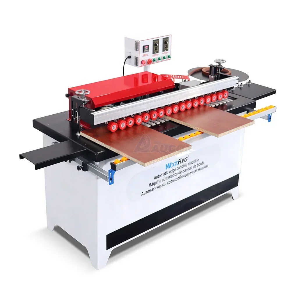 high speed woodworking edge banding machine automatic sealing trimming polishing and end-cutting with high efficiency