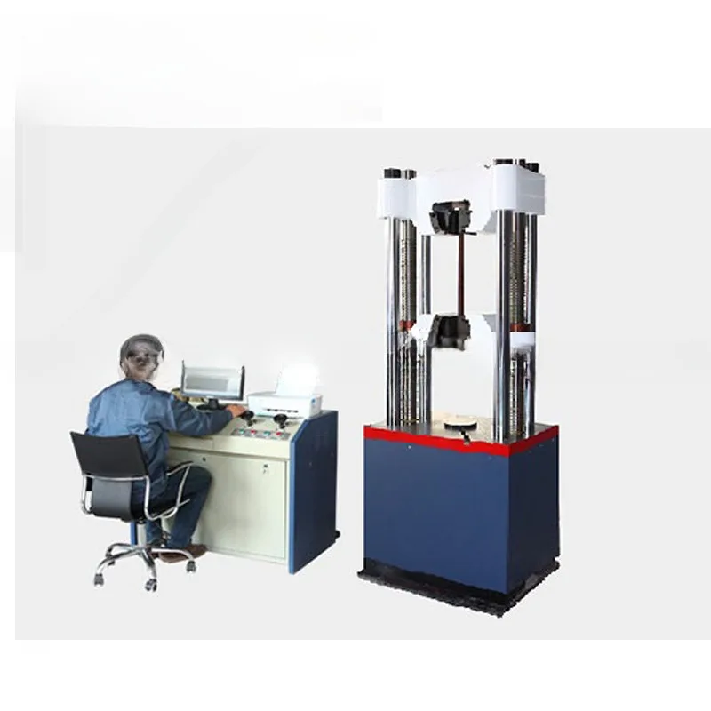 WE-600B Microcomputer Controlled Electro-Hydraulic Servo Tensile Testing Machine 30 T Tensile Compression Bending and Bending