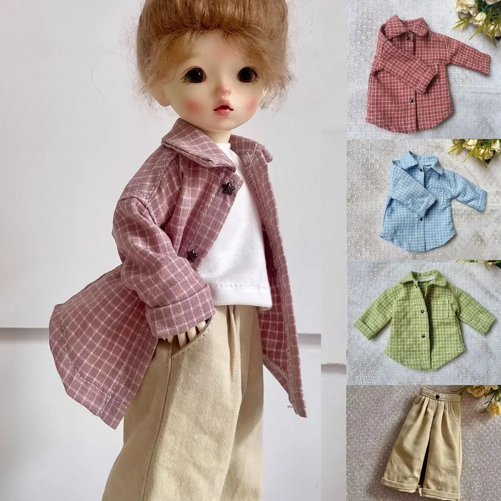 

Handmake Doll Elegant Clothes Fashion Casual Wide Leg Pants with Socks DIY Accessories Doll Shirts Jeans for 1/6 BJD 30cm Dolls