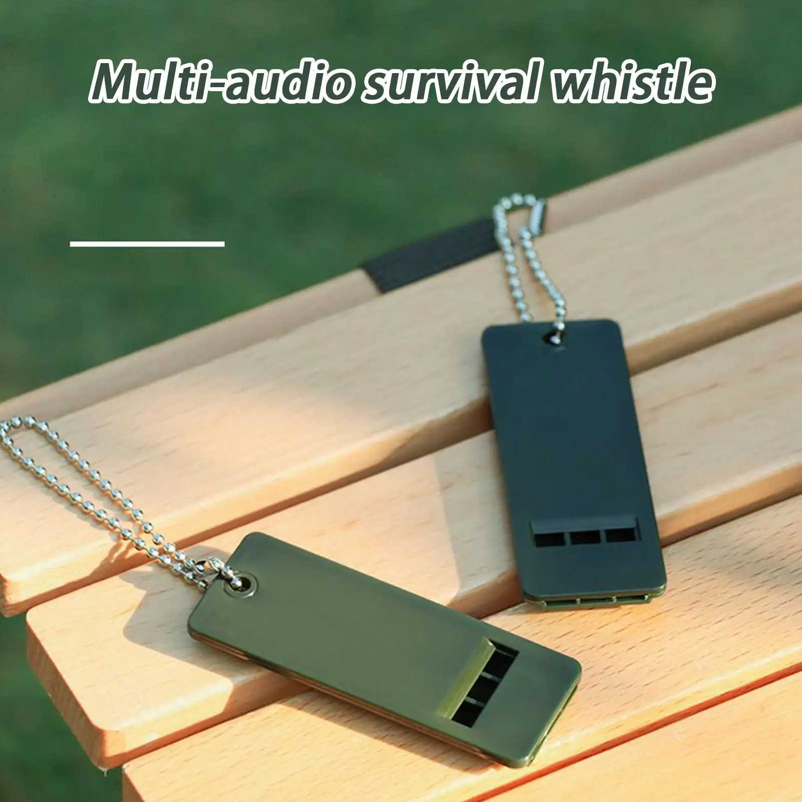 

3-Frequency Whistle High Decibel Survival Whistle Outdoor Hiking Camping Whistle 3 Holes Hunting Whistle Emergency Survival Tool