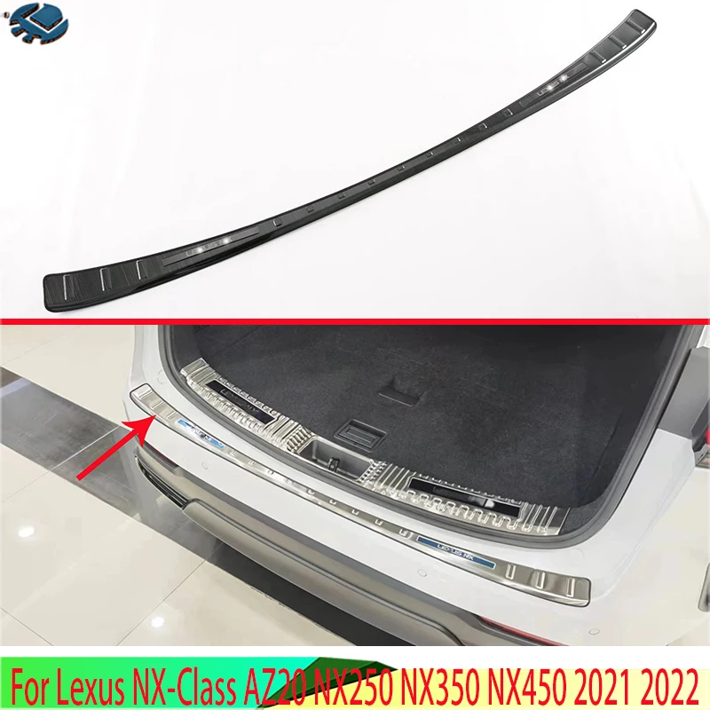 For Lexus NX-Class AZ20 NX250 NX350 NX450 2021 2022 rear bumper protection window sill outside trunks decorative plate pedal