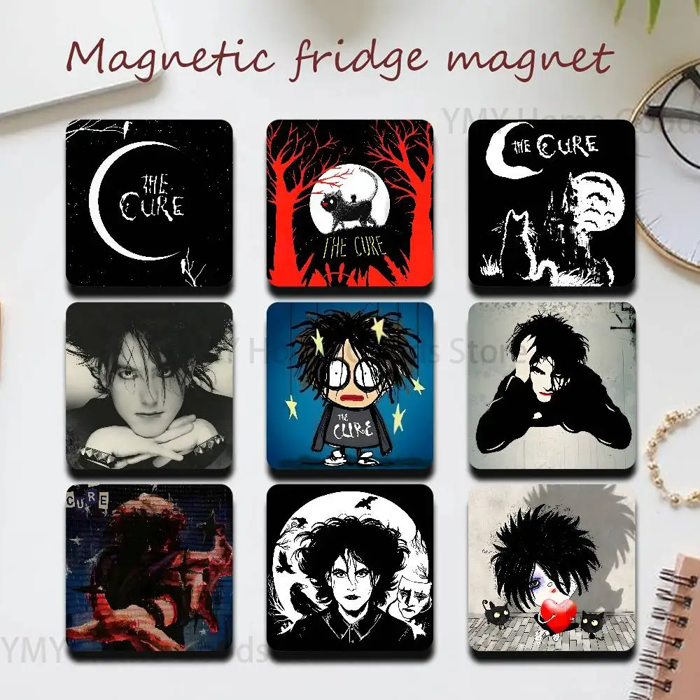 Robert Smith Band The C-CURE Fridge Magnetic Magnet PVC Memorial Decor for Family Friends Students Adults