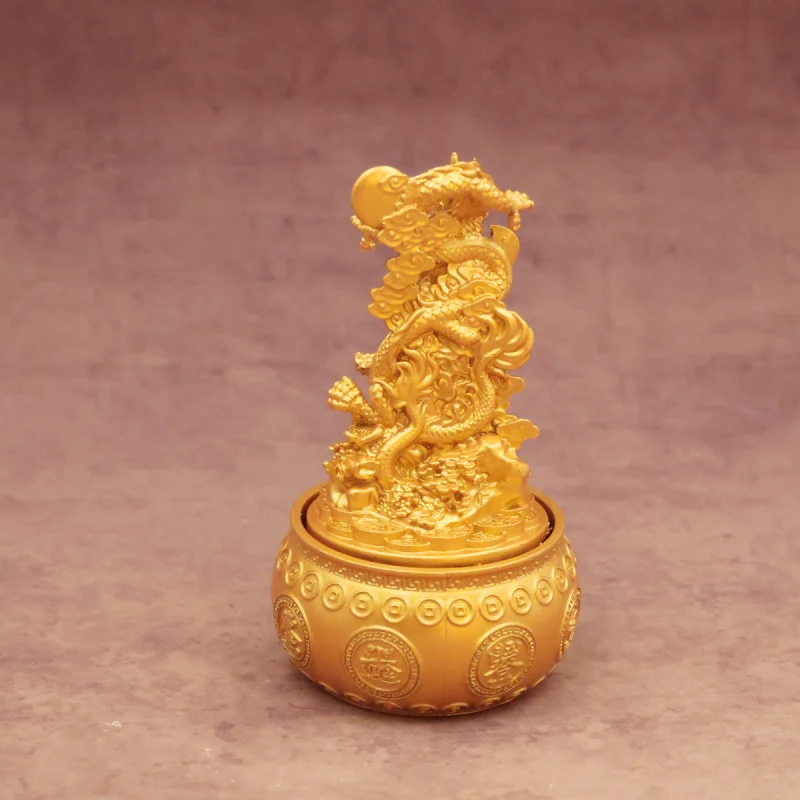 Guan Gong Zhao Gongming Fortune Bowl Rotating Ornament Home Office Front Desk Desktop