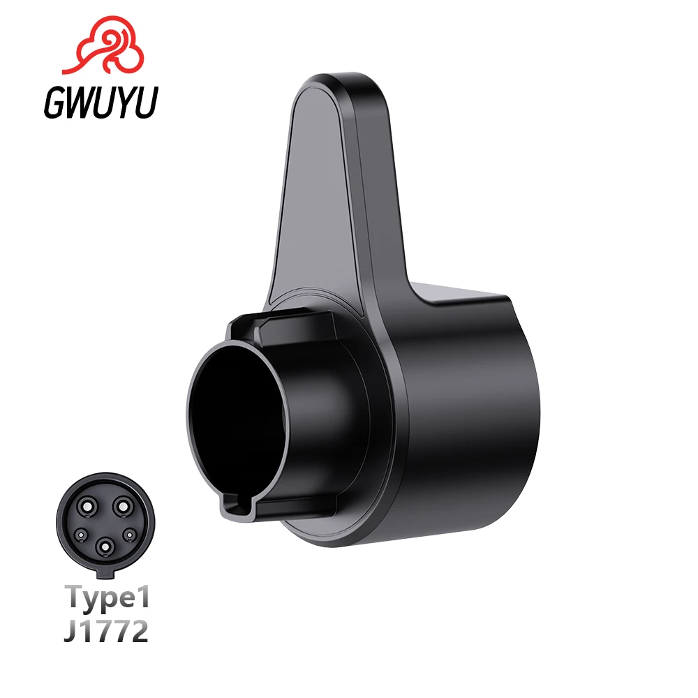 GWUYU OZ20 EV Charger Plug Holder Stand for TESLA Type 1 Type 2 GB-T Standard Electric Car Charger Wall Mount Bracket Socket