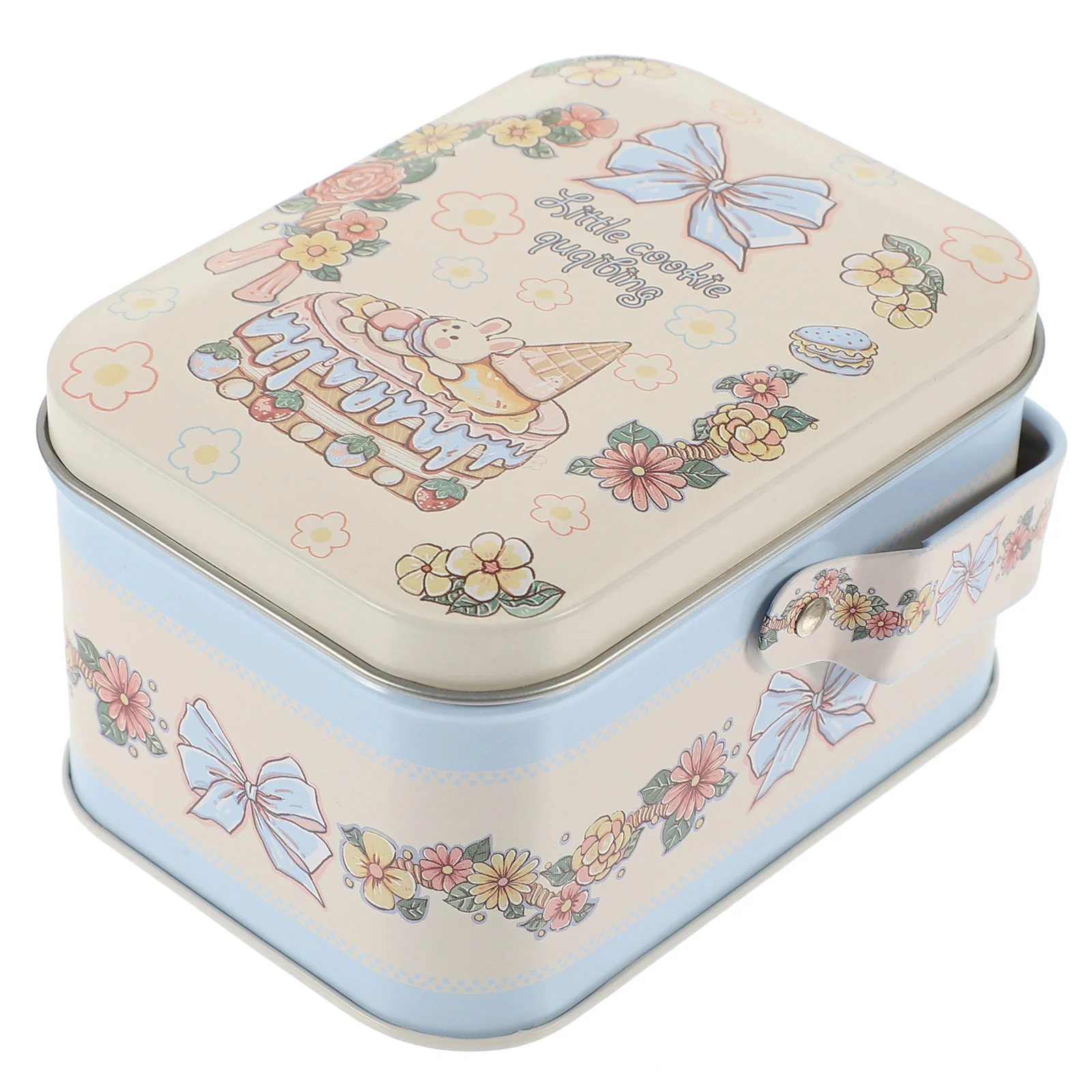 Holiday Candy Tins Storage Holder Christmas Gift Packaging Box Cookie Jar Elk Rabbit With Lids Metal Containers