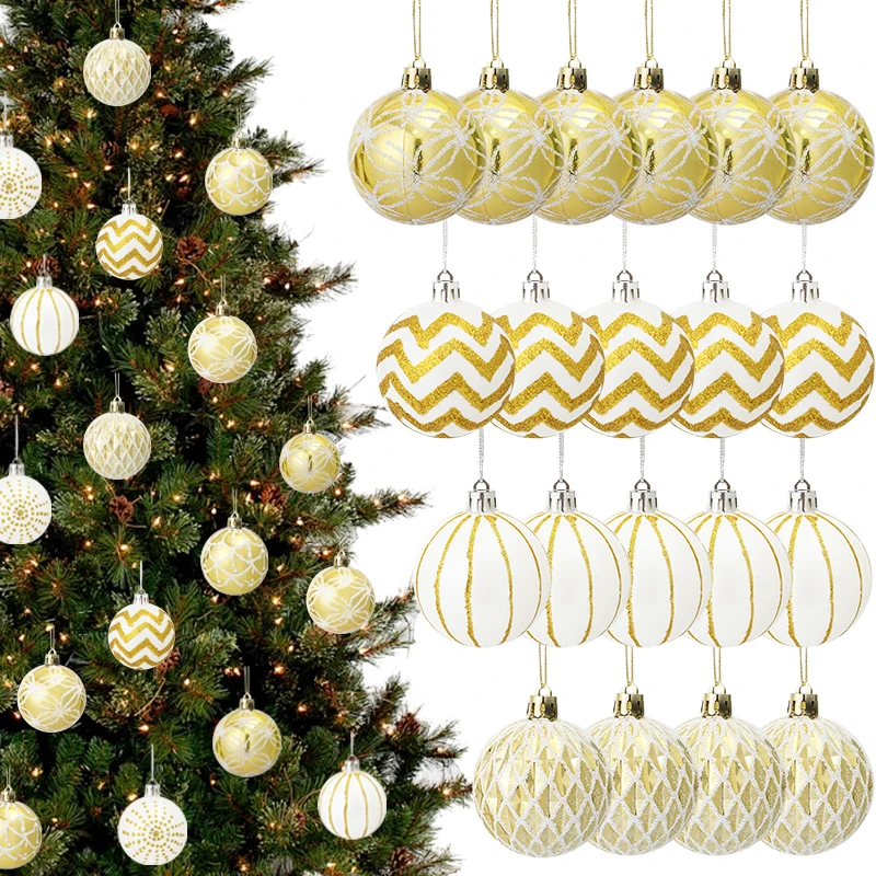 

30pcs/box Christmas Balls Christmas Tree Ornaments Ball Xmas Hanging Tree Pendants New Year Home Party Gift Decoration Navidad