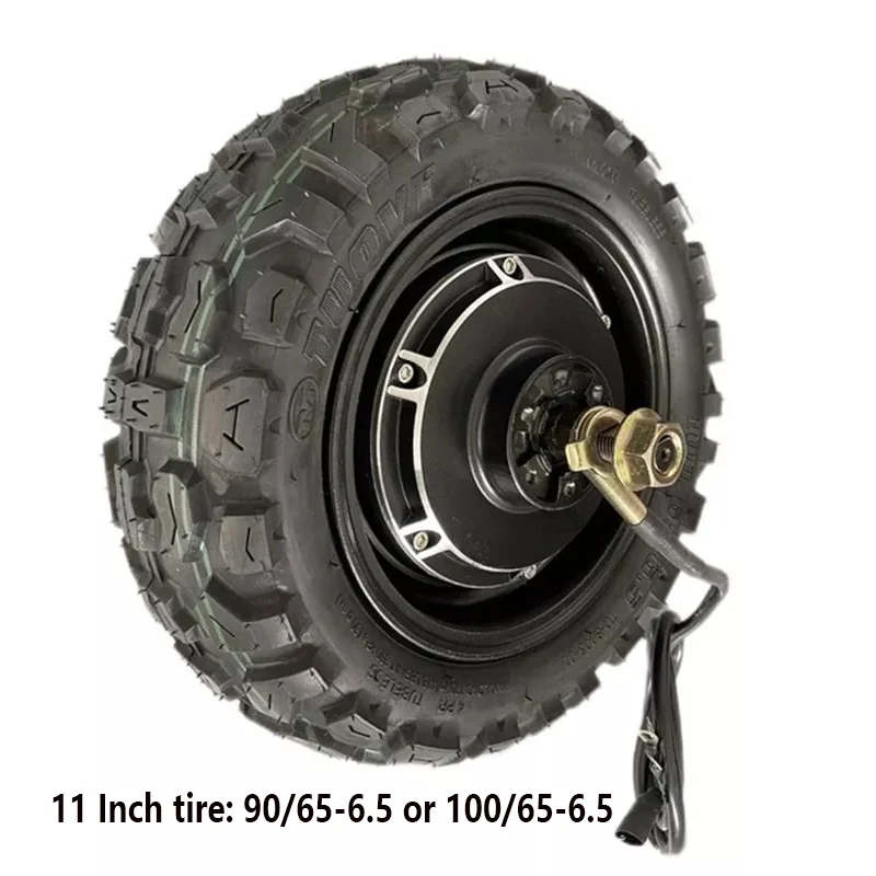 HH 90/55-6 10 11 Inch 48V 60V 72V1500WBrushless Disc Brake Electric DIY Dual Scooter Hub Motor Conversion Kit