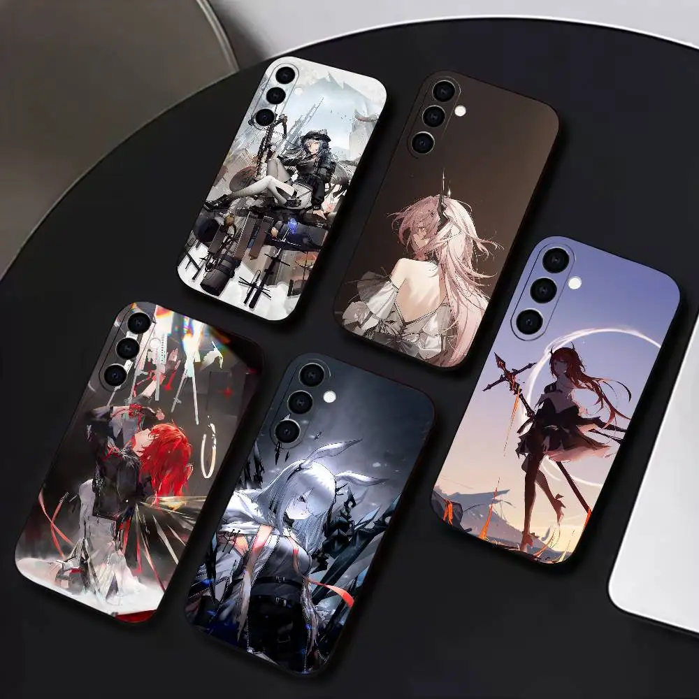 

Game A-Arknights Phone Case Silicone Soft For Samsung Galaxy A73,A72,A71,A70,A53,A52,A51