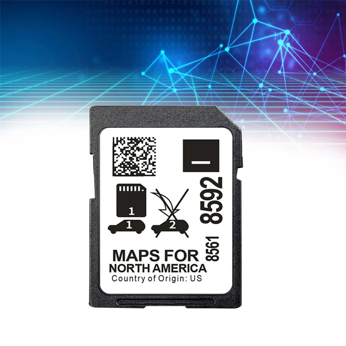 Latest 2023 8561 8592 Maps Navigation Card for Buick Cadillac Chevrolet GMC 2023 Navigation System North America Map