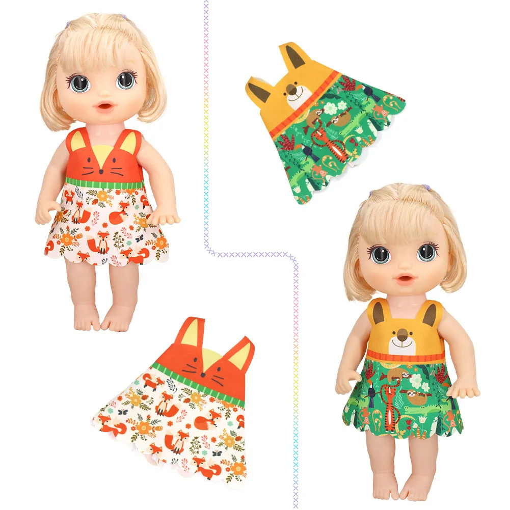 

12Pcs Baby Doll Clothes Doll Dresses Jumpsuit Swimsuit Handmade Girl Doll Princess Dress Dolls Outfits Alive Doll Accessories