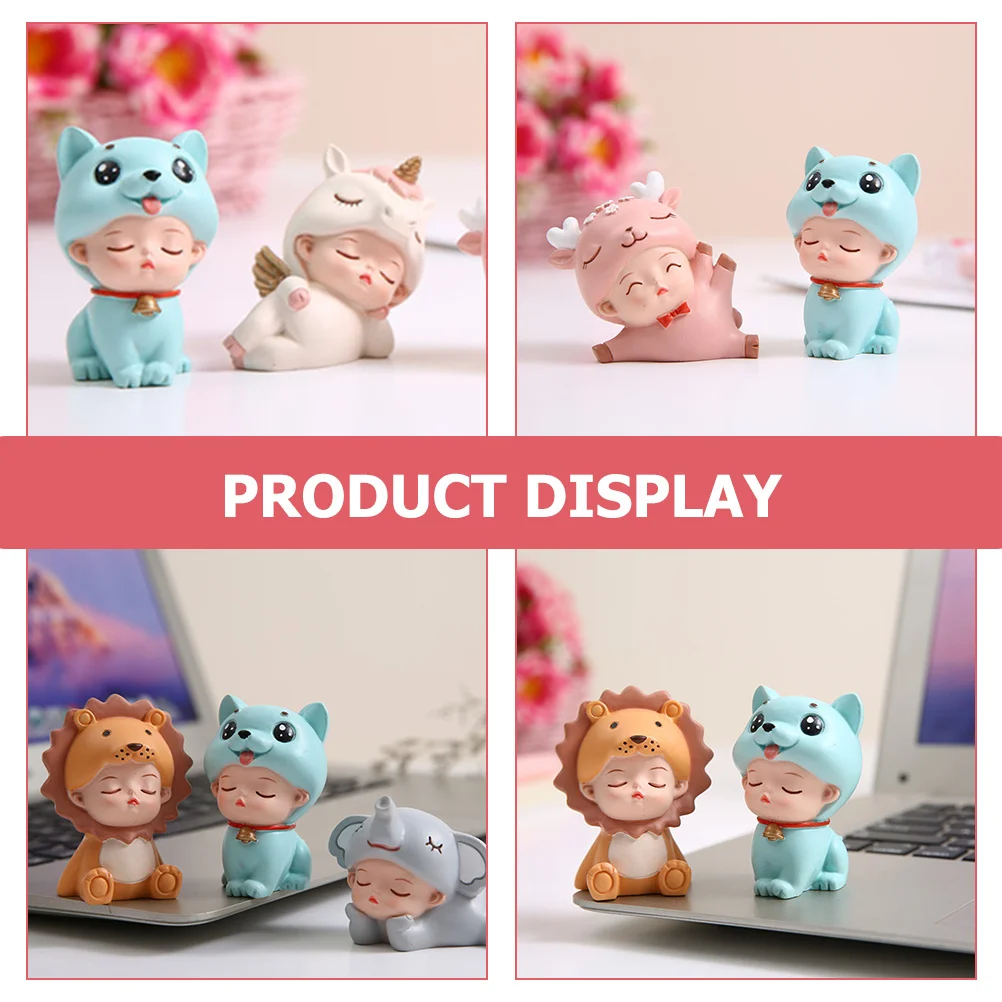 

Decoration Birthday Cake Decorations Animal Figure Ornament Cute Sculpture Animals
