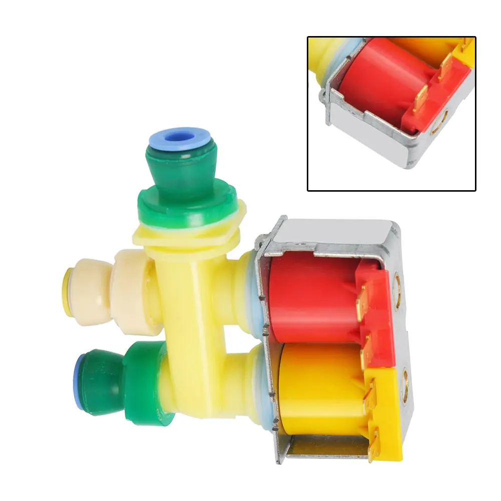 WPW10341320 Water Inlet Valve For Kenmore KitchenAid= Refrigerator Replacement Part W10341320 AP6019939 PS11753250 Fix Leaks