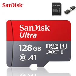 SanDis-tarjeta de memoria Ultra Micro SD para teléfono, tarjeta Flash de 128GB, 64GB, Clase 10, A1, 256GB, 1TB, 32GB, 512GB, SD/TF