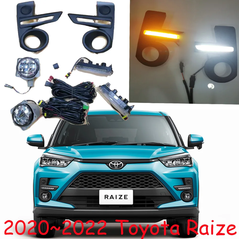 

Car bumper headlight for Toyota Raize daytime light 2020~2023y DRL car accessories LED headlamp Raize fog light