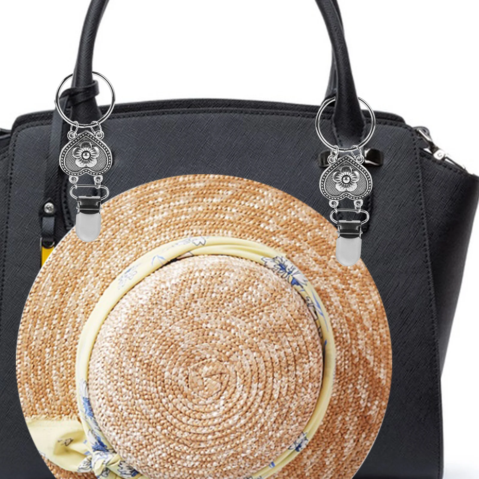 

Zinc Alloy Clips For Travel Cap Holder Secure Attach To Handbags Backpacks Luggage Easy Storage Lightweight Cap