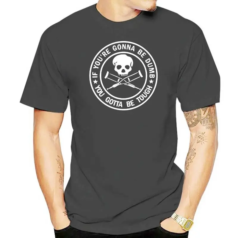 New Jackass TV Series Show Logo t-shirt nera da uomo taglia S a 3XL top Tees uomo 100% cotone