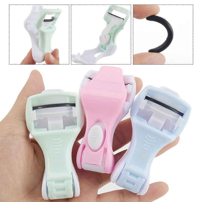 Portable Eyelash Curler Professional Curling Auxiliary Eyelash Extension Make False Clip Folding Beauty Salon Makeup Tools