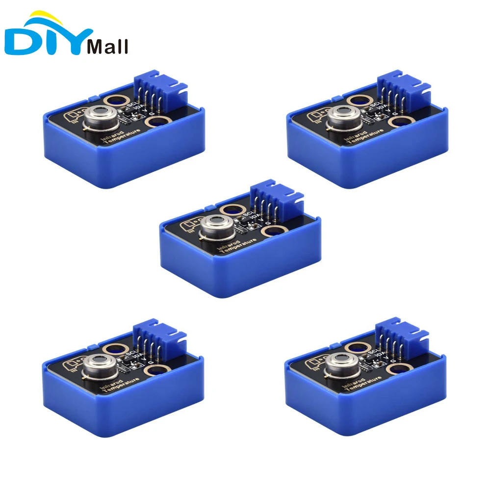 5Pcs/Lot Keyes MLX90614 Contact-less IR Temperature Sensor IIC PWM with Housing Case Compatible Legoeds Building Blocks