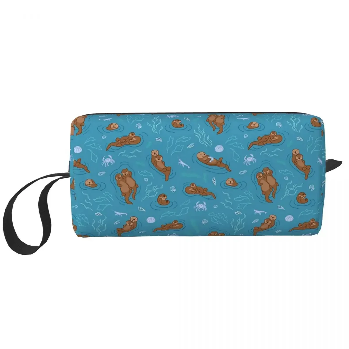 

We Love Each Otter Makeup Bag Cosmetic Organizer Storage Dopp Kit Toiletry Cosmetic Bag for Women Beauty Travel Pencil Case