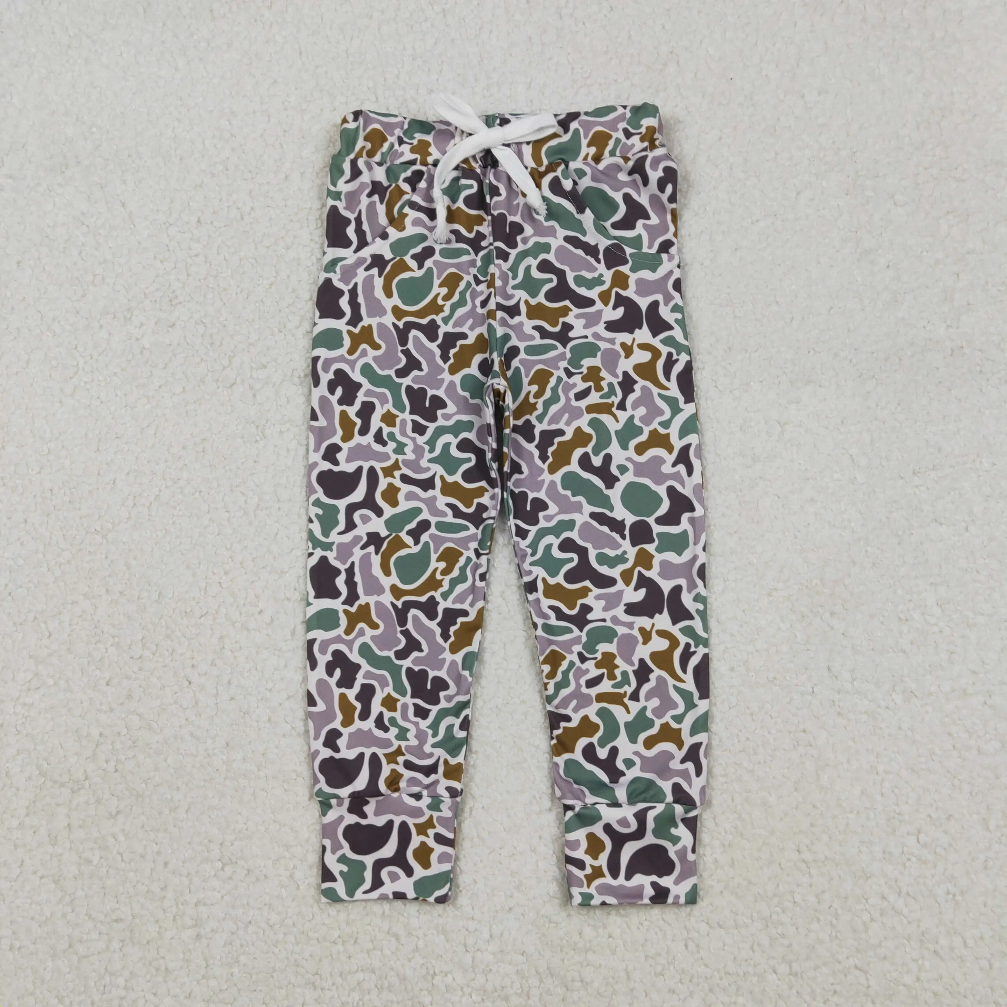 

z1205-10 P0944 Wholesale Summer Boutique kids clothes boys camouflage long Pants Wholesale Summer girls clothing