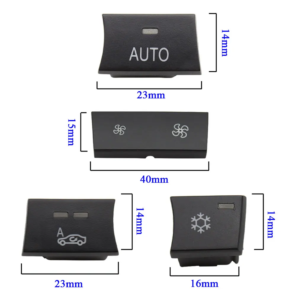 Dash penutup tutup pemanas, tombol Volume ventilasi udara AC untuk BMW 1 3 X1 X3 E81 E82 E87 E88 E90 E91 E92 E93 E84 F25