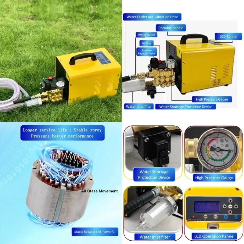 High Pressure Fog Machine 2L 3L Water Misting Pump for Outdoor Cooling System Greenhouse Poultry House Humidifier
