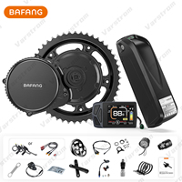BAFANG 750W 48V Mid Motor Kit BBS02B BBS02 Electirc Ebike Conversion Kit Upgraded 8Fun CAN BUS Motor Engine 20Ah 17.5Ah Battery
