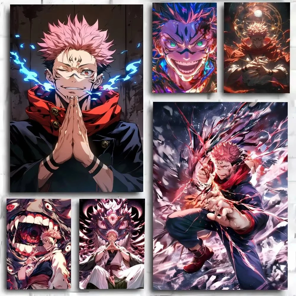 Ölgemälde nach Zahlen Anime Jujutsu Kaisen DIY Malen nach Zahlen Leinwandbilder nach Zahlen Heimdekoration Großformat