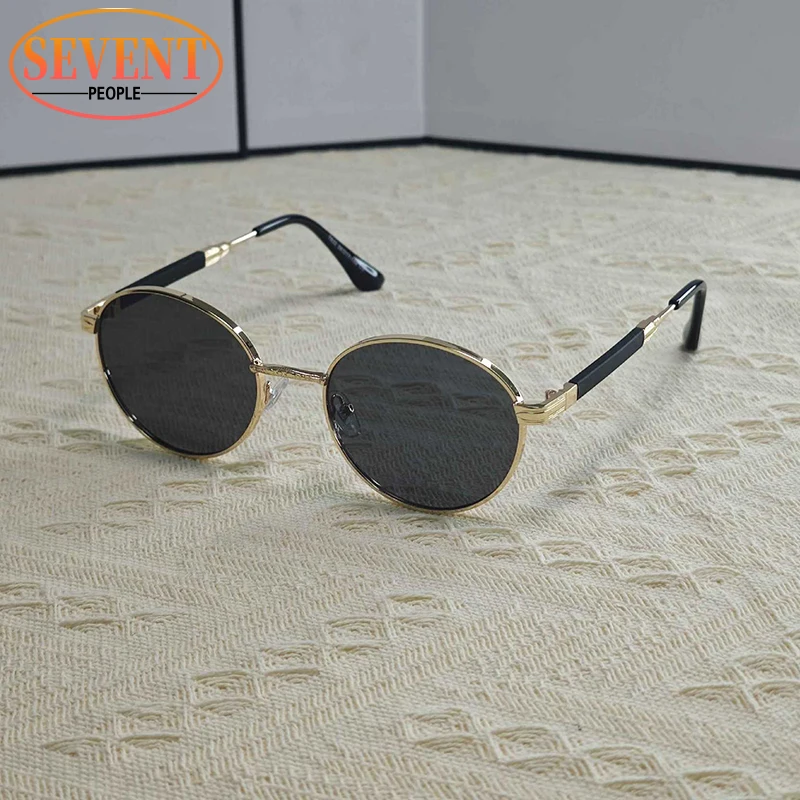 Small Frame Round Sunglasses Women Men 2025 Luxury Brand Designer Fashion Retro Sun Glasses For Ladies Classic Vintage Eyewear