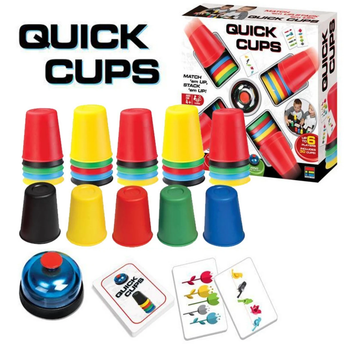 Quick cups game parent-child interactive multi-party competitive game puzzle exercise reflexes Holiday gifts Birthday gifts