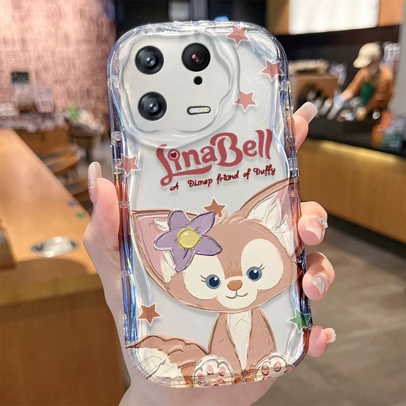 Disney StellaLou Bear Duffy Case for Xiaomi Mi 14 13 12 Pro 11 Lite 11i 5G POCO X6 X5 X4 X3 NFC GT F6 F5 F4 F3 M4 M3 Cover Funda