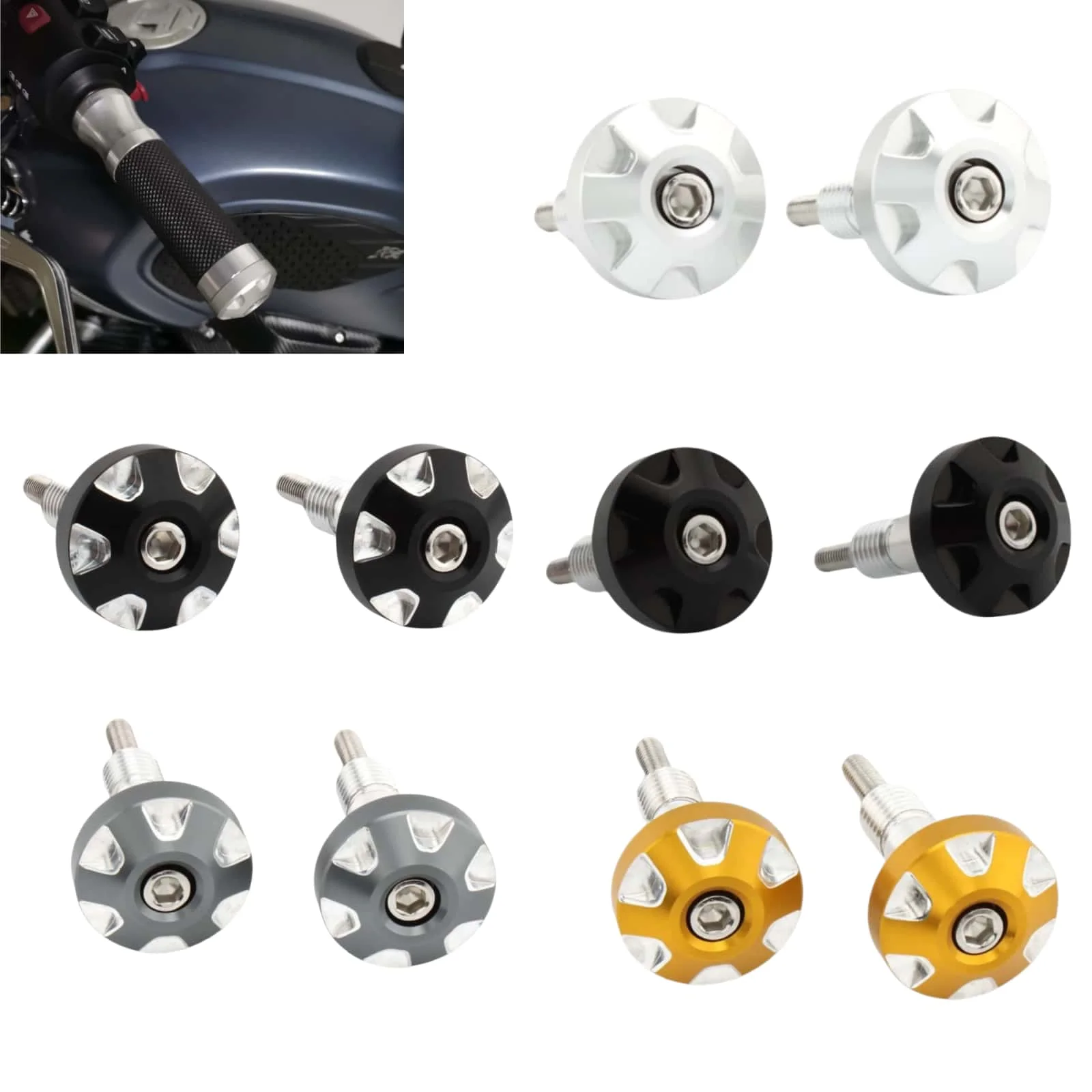 

For BMW R18 Classic R9T Pure Racer Scrambler Urban G/S Motorcycle Accessories Handlebar End Plug Handle Bar Grips Slider Cap