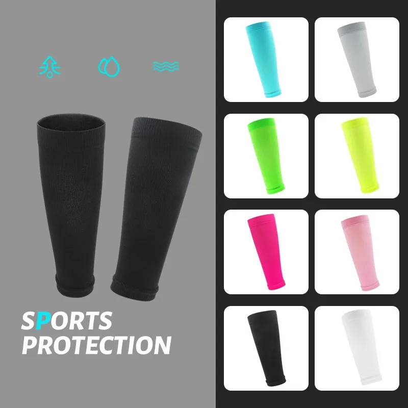 

Soild 11Colors Kids Sports Socks For Men Adult Basketball Football Sport Protective Fitness Artifact Leg Protection Summer Socks