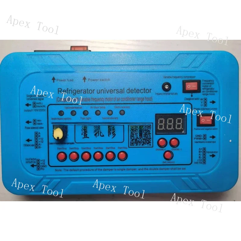 

220V 110V Universal Inverter Refrigerator Compressor Detector Fan Damper Inverter Board Solenoid Fault Repair Tester