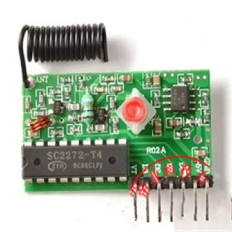 

1096 Simple RF M4 Receiver - 315MHz Momentary Type Board Module