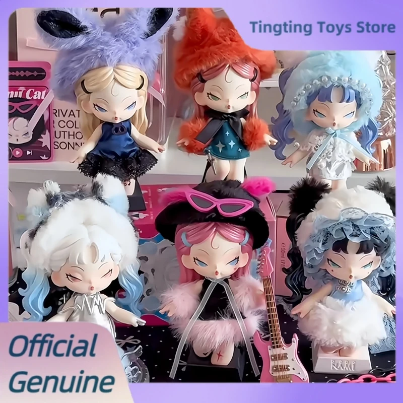

Genuine Dodo Nami Midnight Disco Series Blind Box Vinyl Plush Figurine Pendents Mystery Box Trendy Toys Keychain Girls Gift