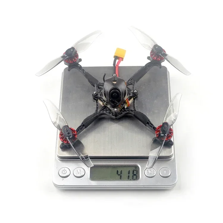 HappyModel Crux3 FPV Drone - 1-2S 3inch FPV Toothpick Quadcopter X12 FRSKY AIO Caddx Ant 1200TVL EX1202.5 KV6400