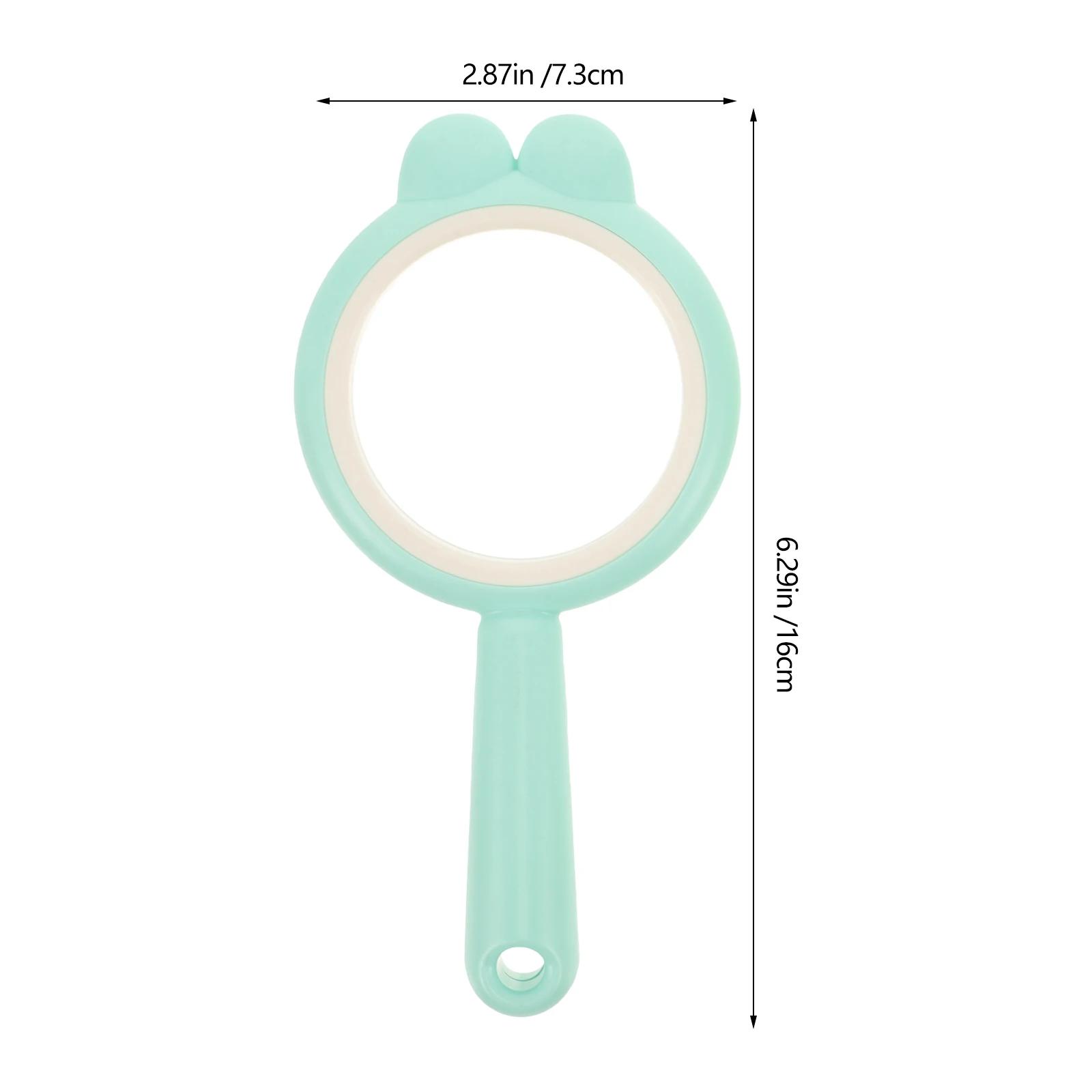 2pcs 볼록 렌즈 돋보기 도구 어린이를위한 휴대용 휴대용 야외 관찰 물리학 광학 렌즈 교육