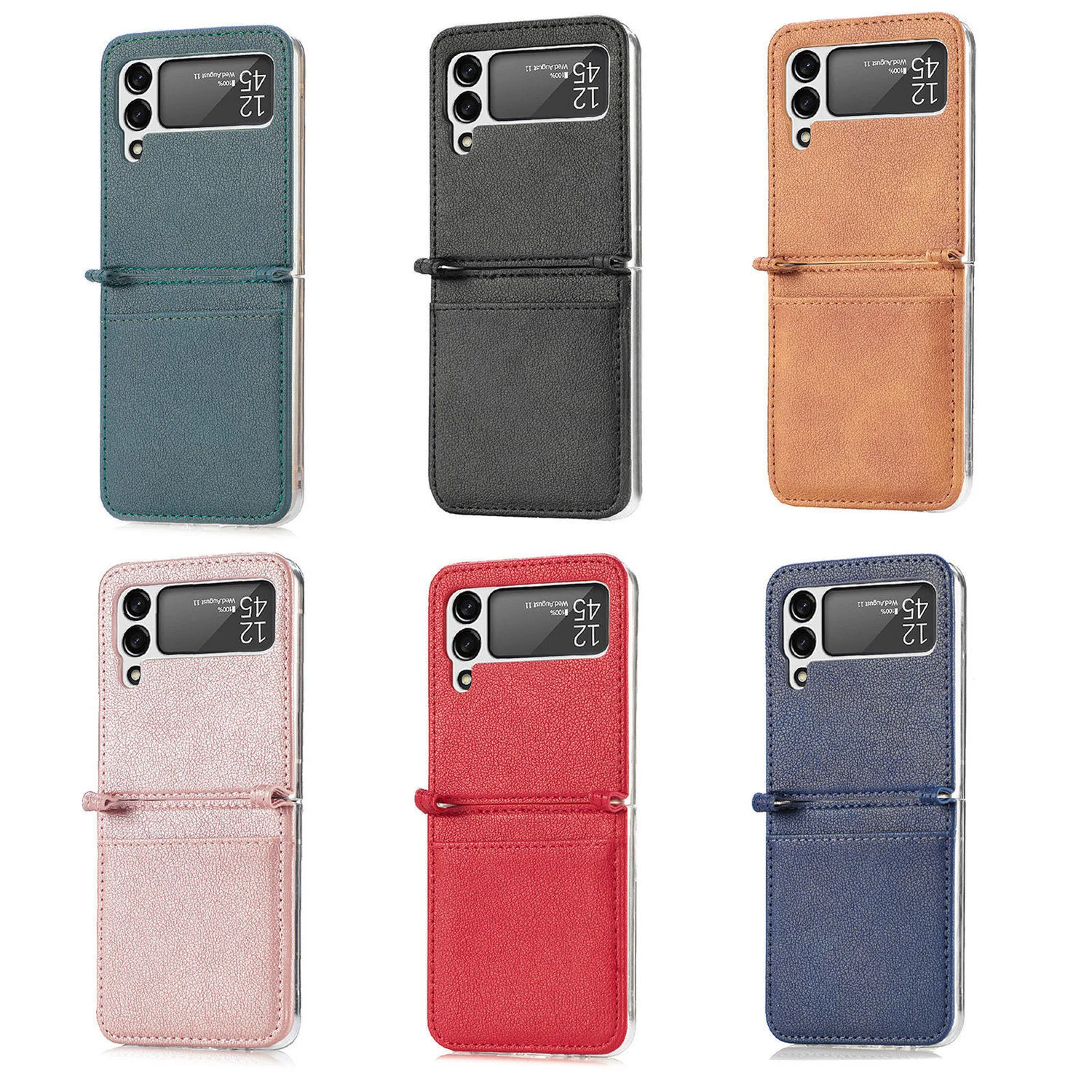 The new model is applicable to the Samsung ZFlip Z Flip3 Z Flip4 mobile phone case with high face value and anti-falling folding