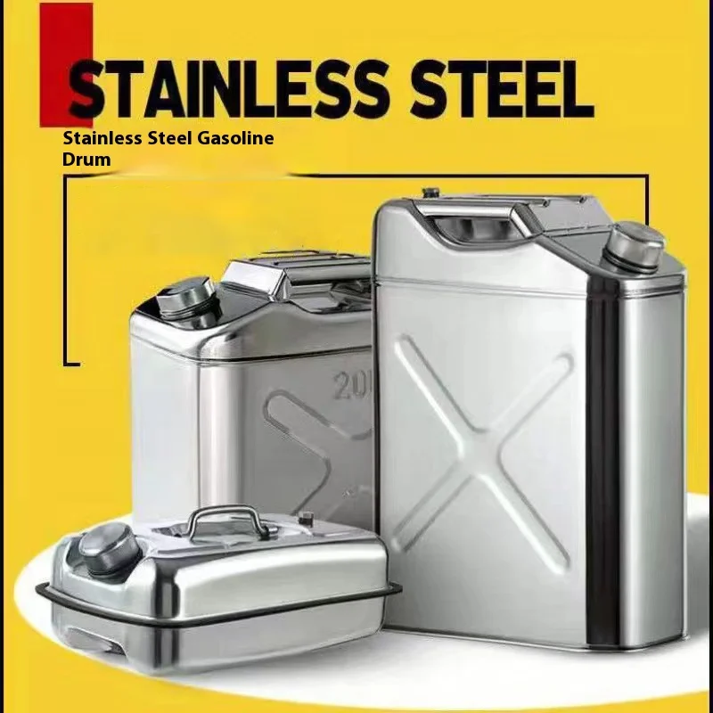 5L, 10L, ถังน้ำมันสแตนเลส201, ถังน้ำมัน, ถังน้ำมัน, เบนซิน, รถยนต์, รถจักรยานยนต์, รถบรรทุก, รถยนต์, ถังน้ำมันกับท่อน้ำมัน
