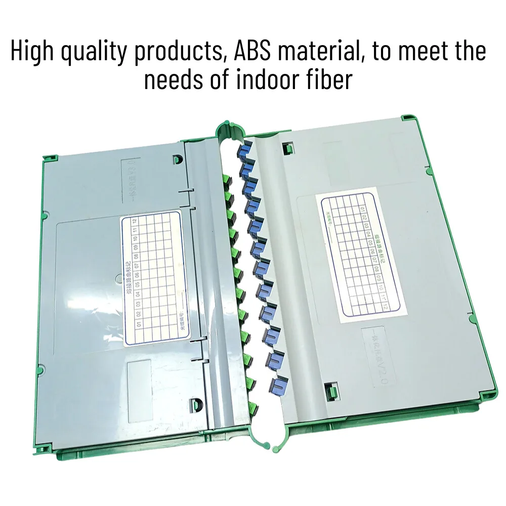 Fiber Optic Splice Tray 30 SC 12 Core FTTH Fusion APC ODF Cabinet Distribution Integrated Module