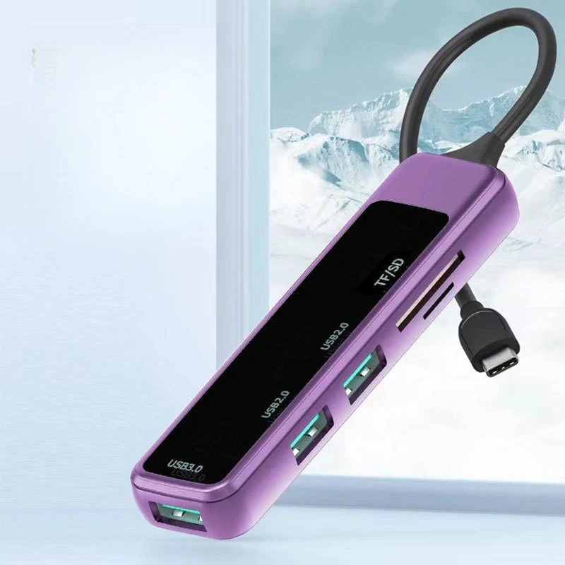 Lector de tarjetas SD/TF multifunción USB3.0, 3 puertos, teléfono móvil, computadora portátil, concentrador, estación de acoplamiento