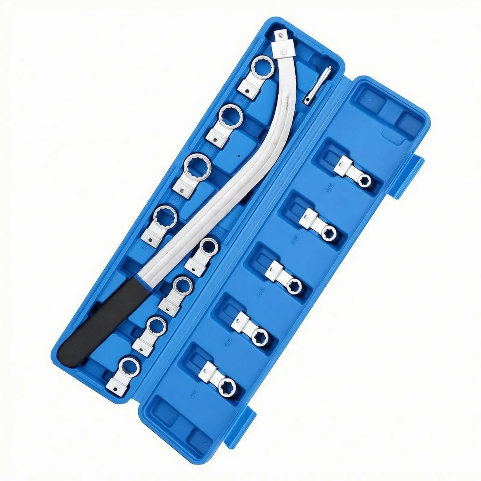 Car Engine Belt Wrench Tool 15pc Pulley Service Kit High Carbon Steel Automotive Mechanic Tools for Vehicle
