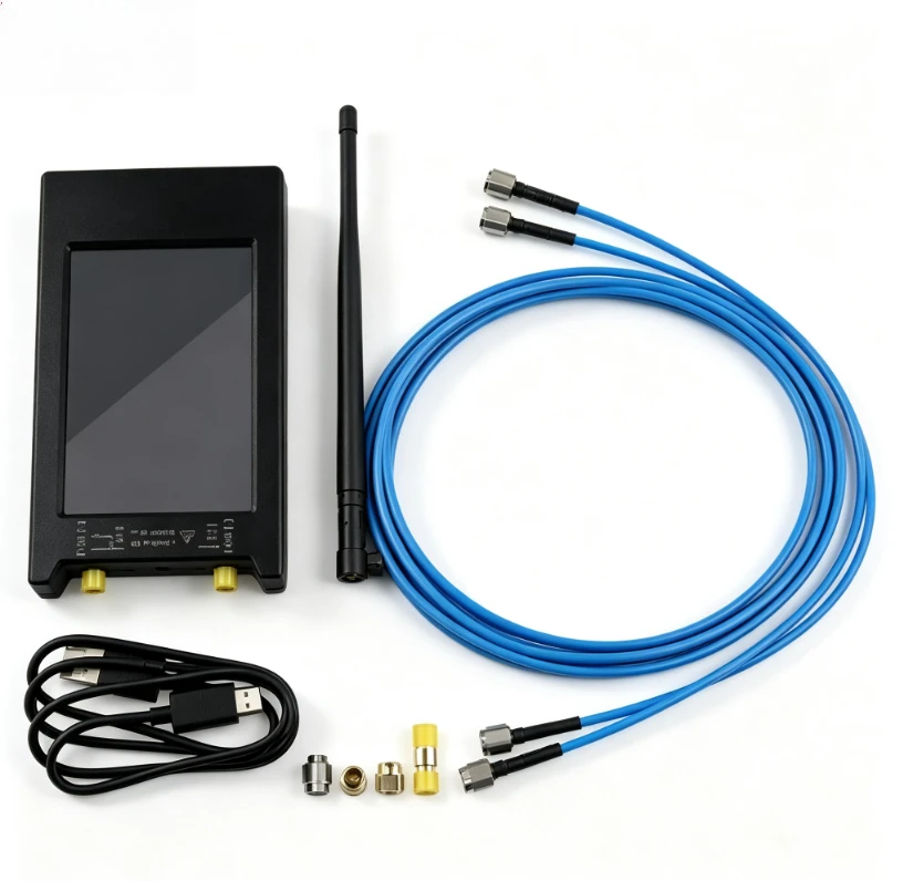 New LiteVNA-64 50KHz-6.3GHz LiteVNA 4Inch Touch Screen Vector Network Analyzer HF UHF Antenna Analyzer Update Of