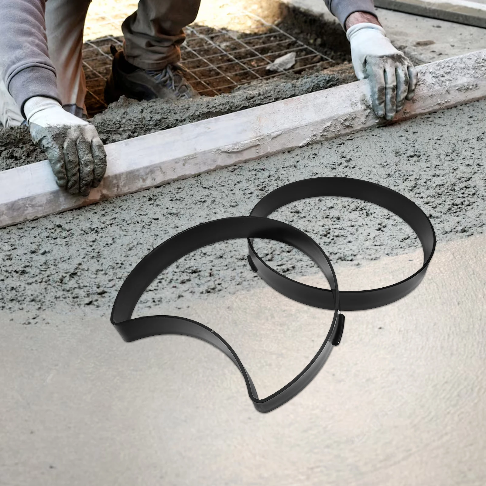 

2Pcs Paving Plastic DIY Molds for Concrete Floor Tile Stepping Stones Path Garden Concrete Molds For Stepping Stones Walkway